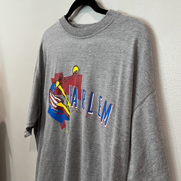 Platinum Fubu Vintage Harlem Globetrotters T-Shirt Grey X-Large - Picture 2 of 11
